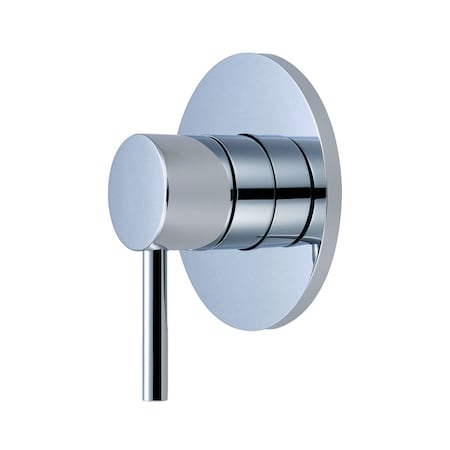 Pioneer Industries Single Handle Diverter Trim Set, Wallmount, Polished Chrome 6MT101T